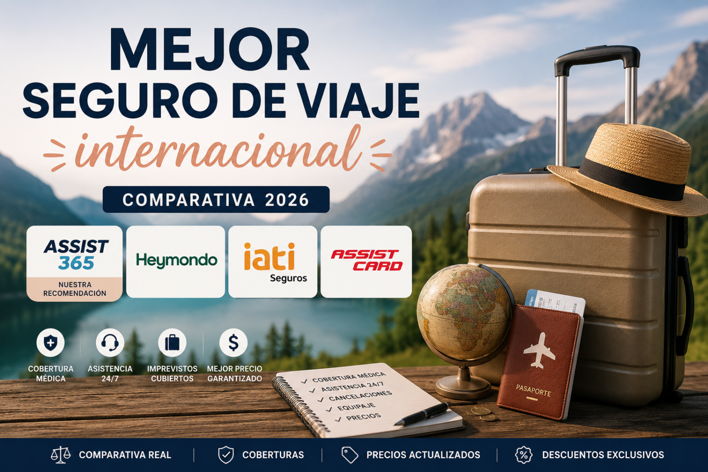 ¿Cuál es el mejor seguro de viaje internacional? Guía completa y comparativa (2026)
