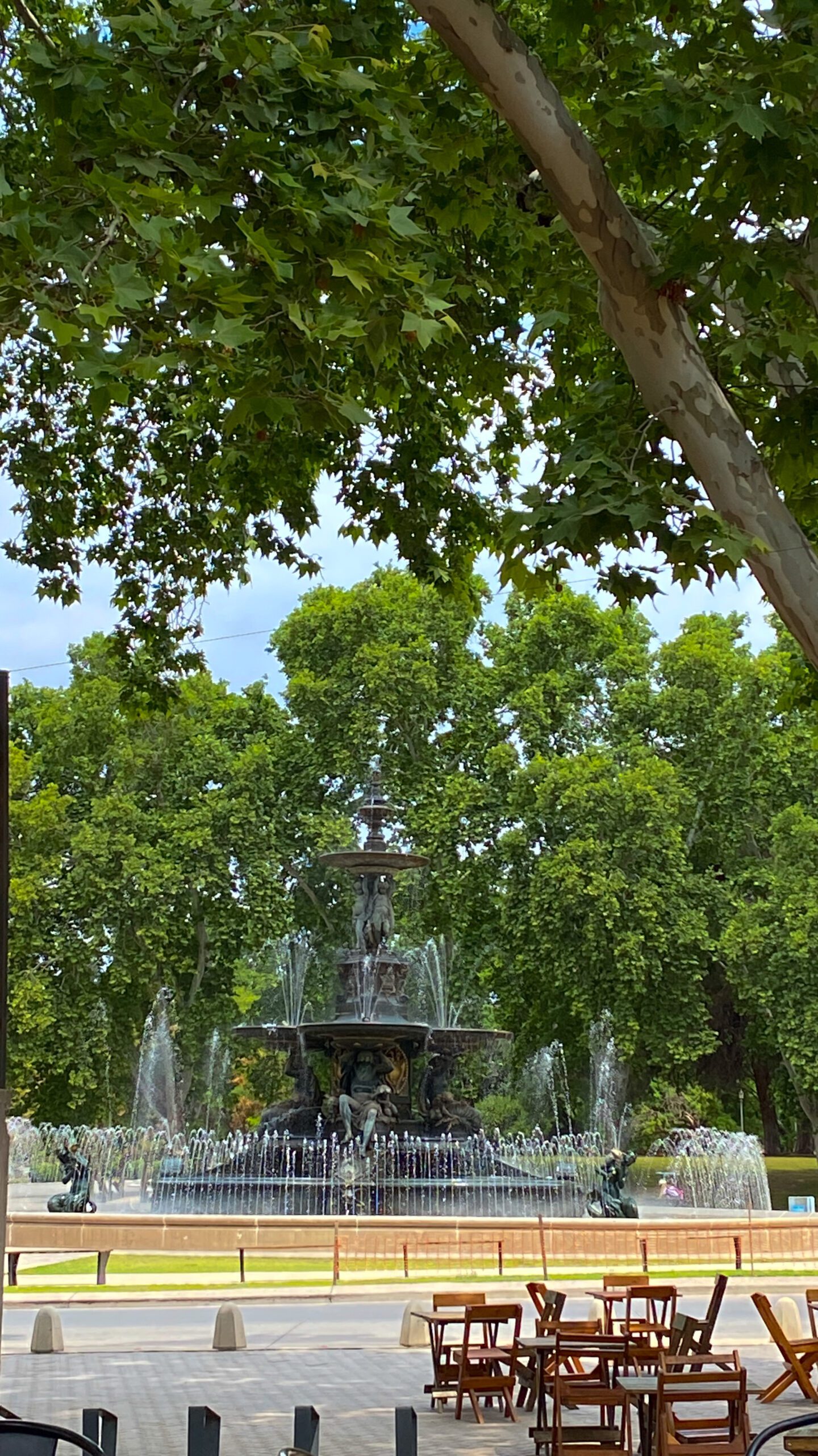 fuente de las naciones mendoza parque general san martin monumento de agua